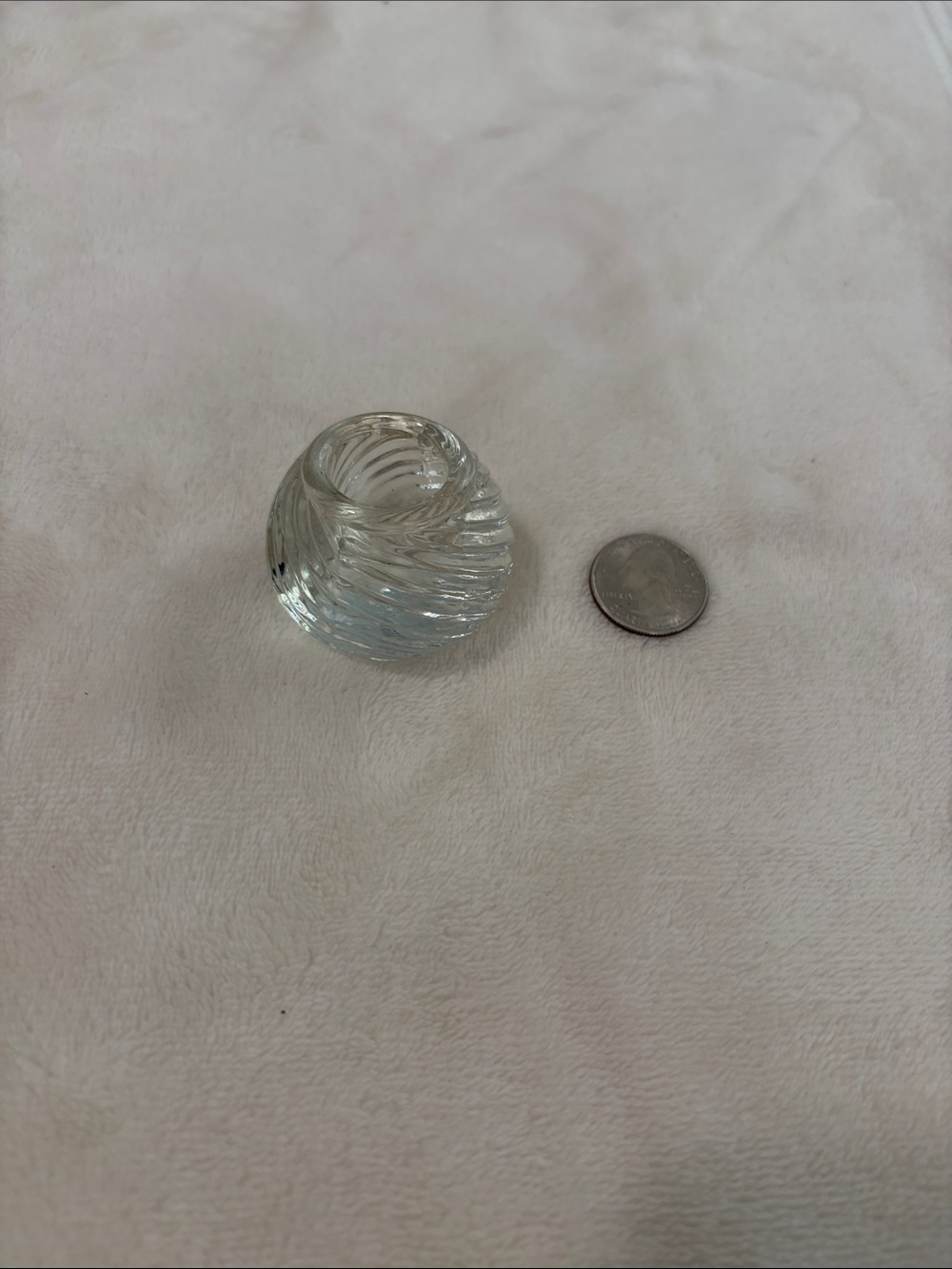 Clear Glass Swirl Votive Holder - Home Accents